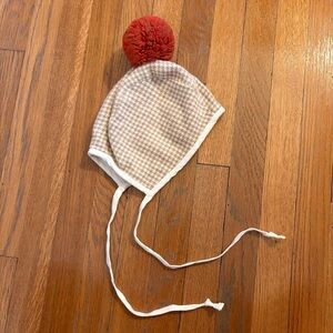 Briar Baby Pom Bonnet Size 2-4 Y - Made in USA
